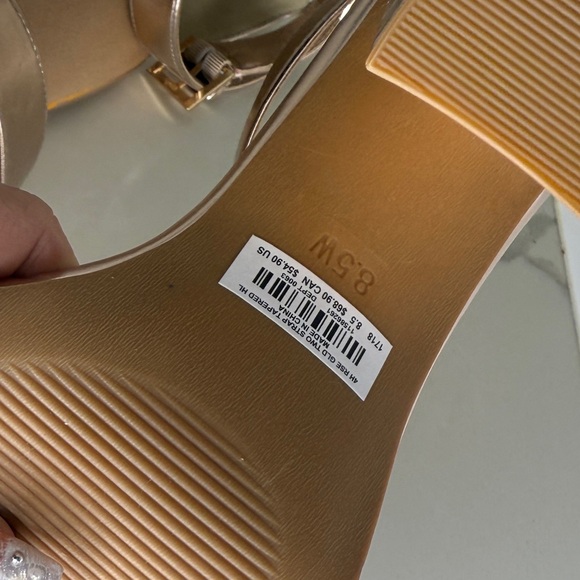 Torrid Metallic Heeled Sandals - Picture 4 of 4
